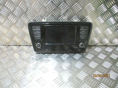 2013-2017 SKODA OCTAVIA MK3 SAT NAVIGATION TOUCH DISPLAY SCREEN OEM 5E0919605J